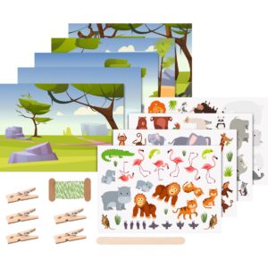 Ensemble des produits Kit de Cartes Transferts Animaux du zoo Heyda