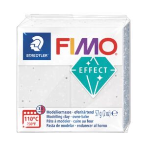 Pâte fimo granite blanc dans son emballage