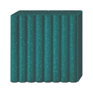 Pâte fimo vert galaxie sans son emballage