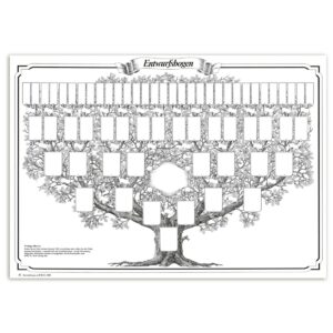 Arbre généalogique en papier
