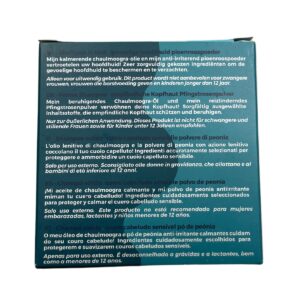 Verso de l'Emballage du Shampoing