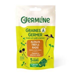 Emballage de face Graine à germer Alfalfa Trèfle Radis