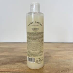 verso du gel douche lait de chèvre bio