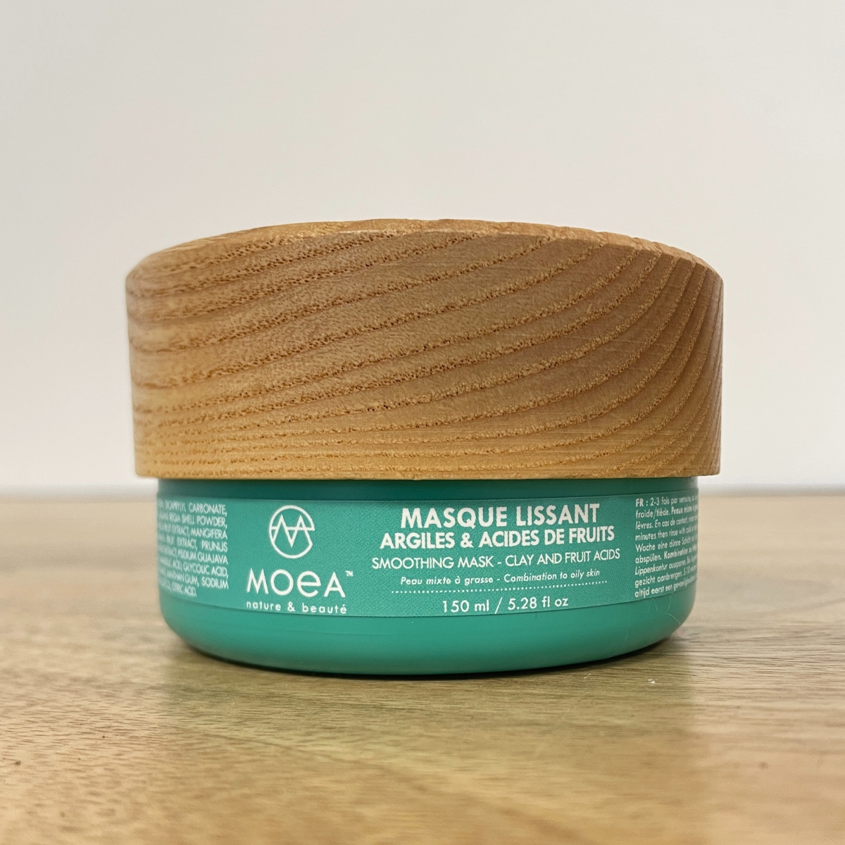 MOEA - Masque Lissant Argiles et Acides de Fruits