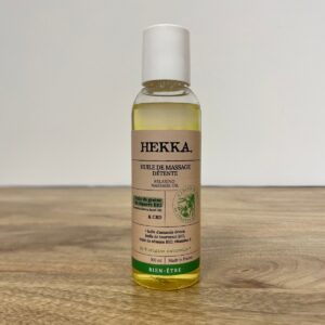Emballage de l'huile de massage détente